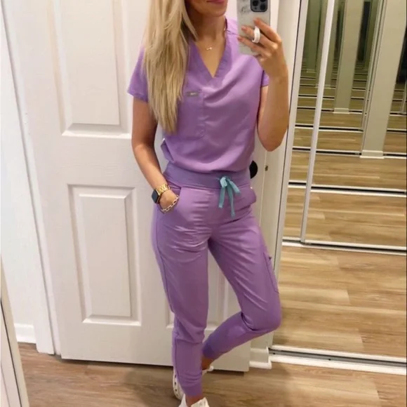 Lilac Dawn Scrub Set - Picture 9 of 9